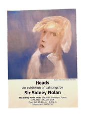 Sidney Nolan Heads art poster Presteigne 2004