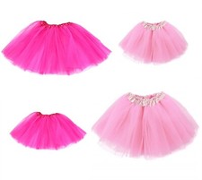 Pink Shade Tutu Skirt KID ADULT Fancy Dress Costume WOMEN GIRL Tutus  Hen Party