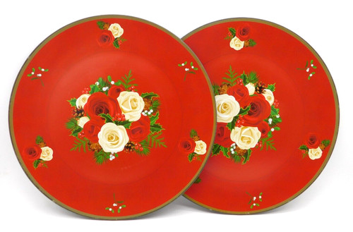 Christmas charger plate large - christmas,