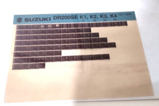 Suzuki Microfiche DR200SE K1