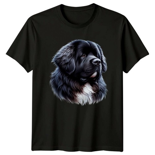 Newfoundland dog portrait art - newfoundland,