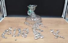 Ceiling Hanging Jelly Fish Vintage Lamp Chandelier Glass Used Spares Or Repair