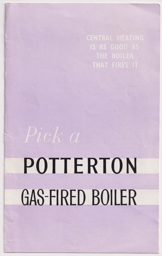 Vintage potterton gas boiler - gas,