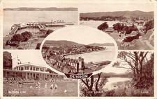 Dunoon Old Multiview Postcard