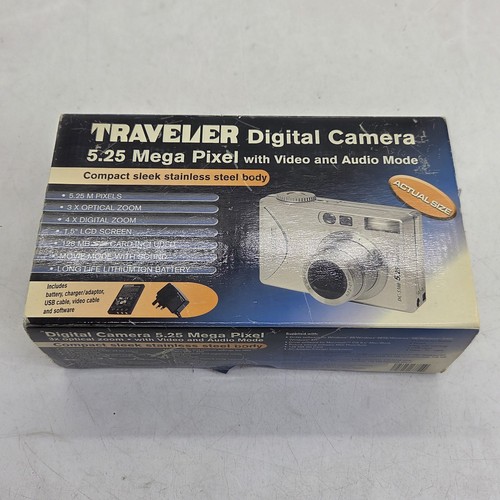 Traveler digital camera 25mp - traveler, 5.25mp