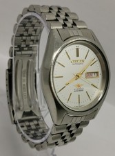 Vintage 1990 Citizen Automatic Eagle 7 Day Date Steel Bracelet 36mm Gents Watch