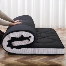 ZIKEBTUY Floor Mattress Japanese Futon,.Black, 203 * 137 * 10CM