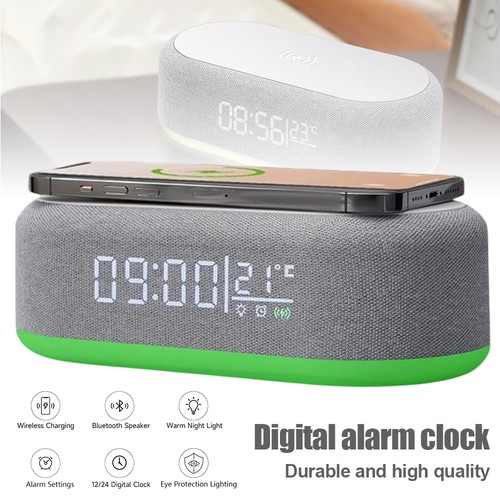 Digital alarm clock rgb - clock,