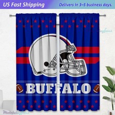 Buffalo Football Curtain