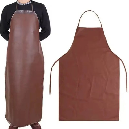 Leather welding apron - leather, anti
