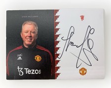 RARE Steve McLaren Official Manchester United Signed Club Card 2022/2023 + COA