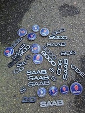 Large Job lot of SAAB 900/9000 badges Scania