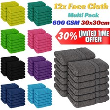 12X Luxury Face Cloth Towels