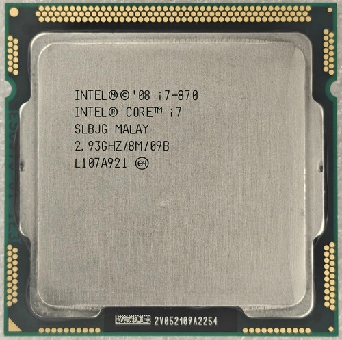 Intel core 870 - core, i7-870