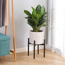 Steel Plant Stand Extendable Flower Pot Holder Garden Home Bonsai Display Rack