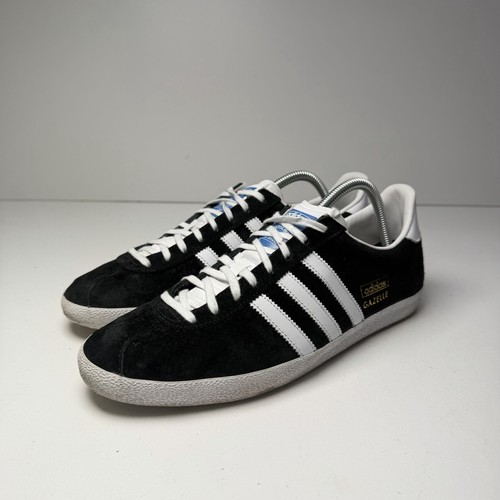 Adidas gazelle black suede - black,