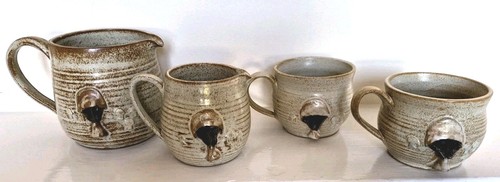 Vintage mushroom pottery david - mushroom,