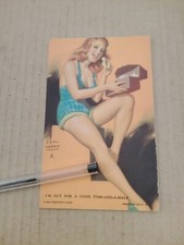 1959s Mutoscope Glamour Card. Earl Moran Art.