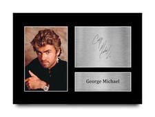 George Michael Signed Pre