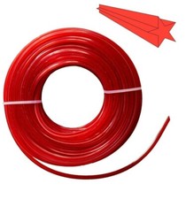 15m Star Strimmer Line Strong Brush Cutter Wire Cord Less Noise 1.6mm-3mm Red