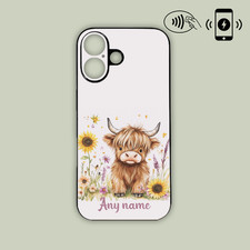 Personalised Baby Highland Cow