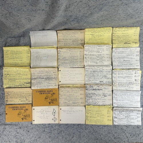 Vintage handwritten campers - vintage,