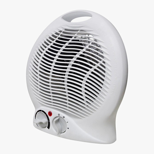 White portable electric fan - electric,