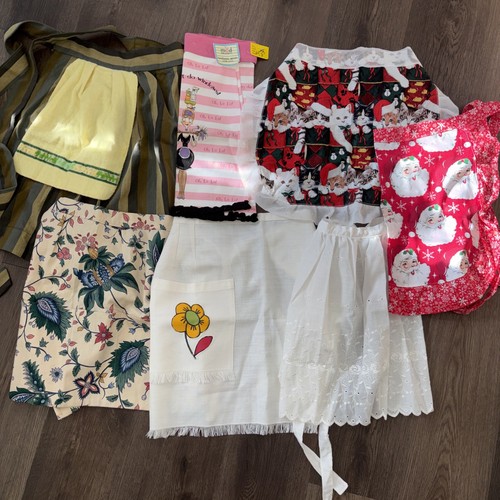 Lot vintage aprons - 7,