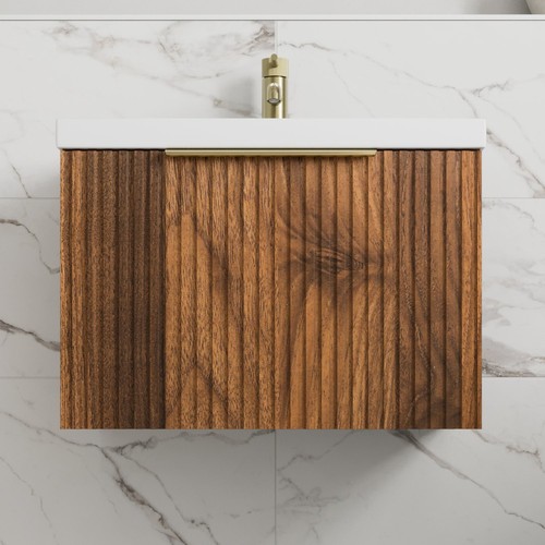 Fluted 600mm bathroom - fluted,