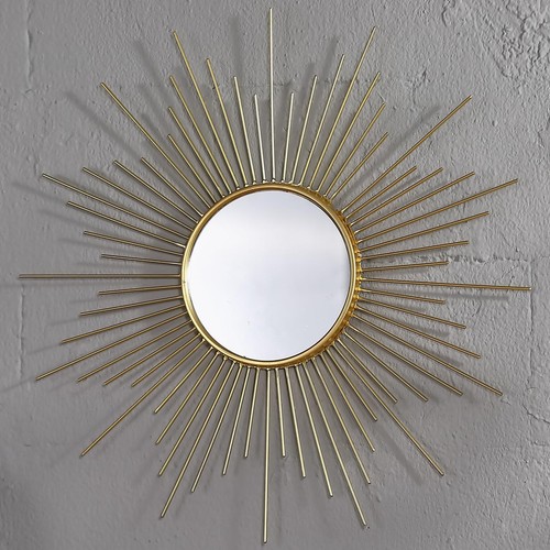 Large gold sunburst - 24'',