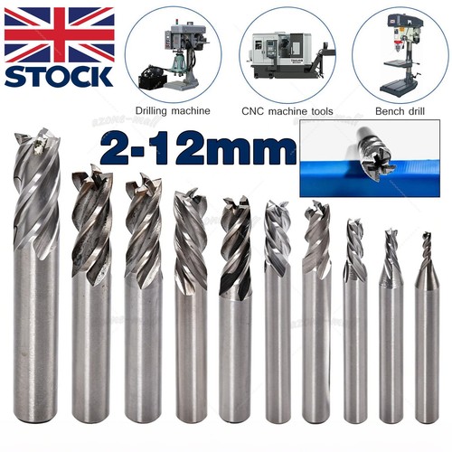 12mm metric flute - 2-12mm, cnc