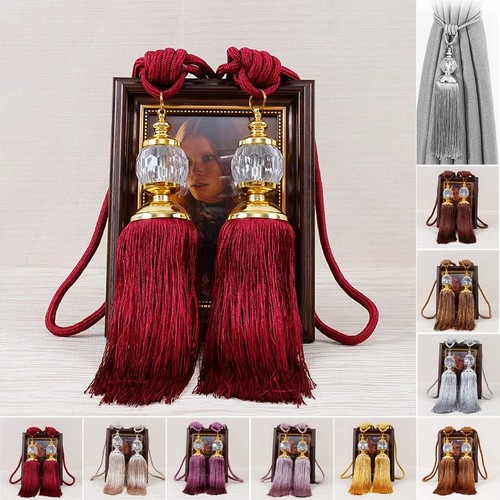 2pcs curtain holdbacks rope - 2pcs,