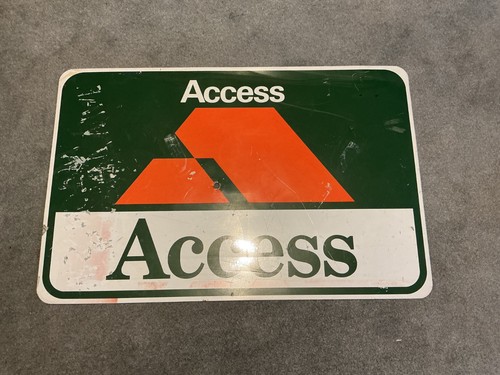 Vintage access credit card tin - credit,