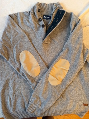 Suede barbour taupe pullover - ,