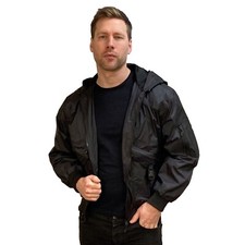 Mens waterproof hooded - waterproof, bomber