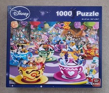 " KING"  DISNEY PRINCESS   RIDING TEACUPS 1000 PIECE JIGSAW PUZZLE 