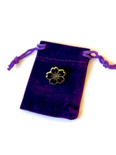 Flower pin badge, sakura
