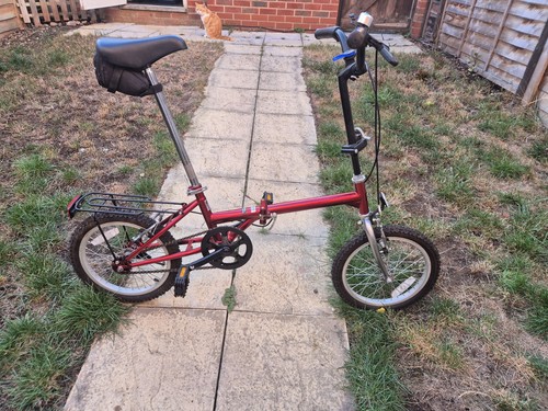 Folding bike great - great, condition