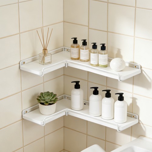 Shaped wall corner shelf - corner, –