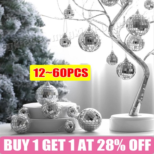 60x mirror christmas ball xmas - mirror,