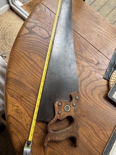 Vintage disston usa hand saw - disston,