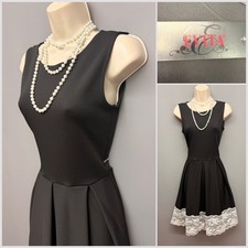 NEW EVITA Black Laced Skater