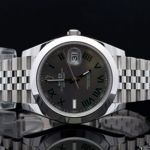Rolex datejust slate green - datejust,