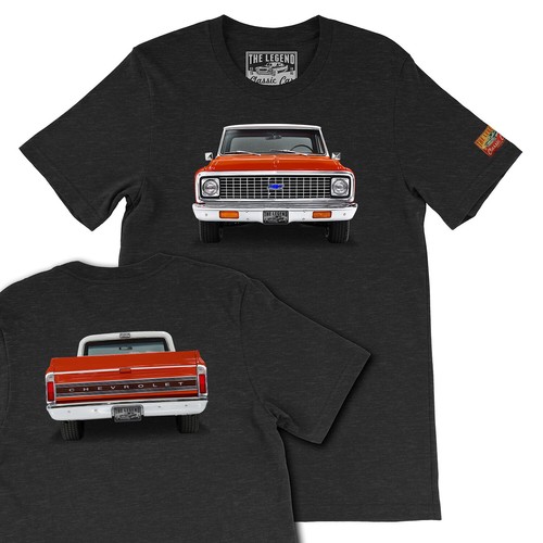 1971 deep orange chevy 10 - chevy, c-10