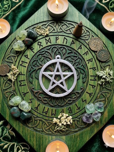 Printed pentagram - printed,