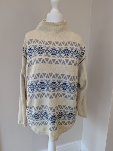 Chaps blue cream fair isle - chaps,