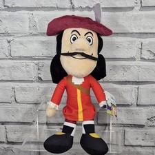 Captain Hook 12" Soft Toy Plush Disney Peter Pan Tagged Whitehouse Leisure
