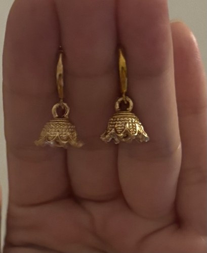 Mini jhumka bell gold - jhumka, hoop