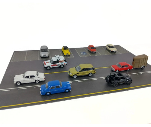 Parking lot diorama accessory - parking,