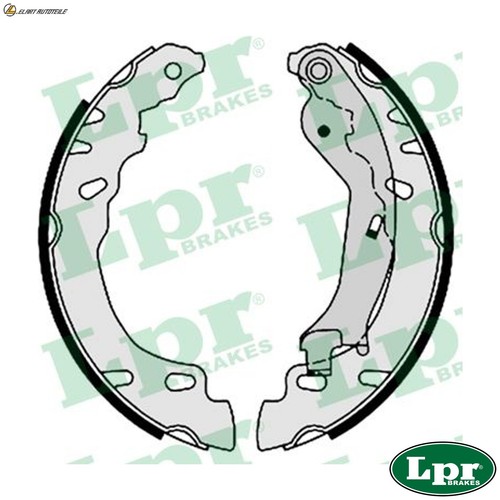 Brake shoe set 08780 - 08780, fiat
